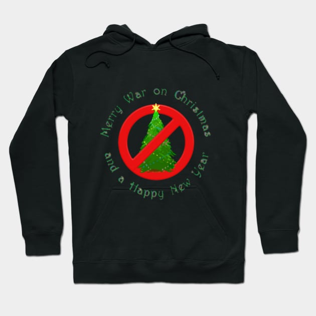 Merry War on Xmas Hoodie by njgaron